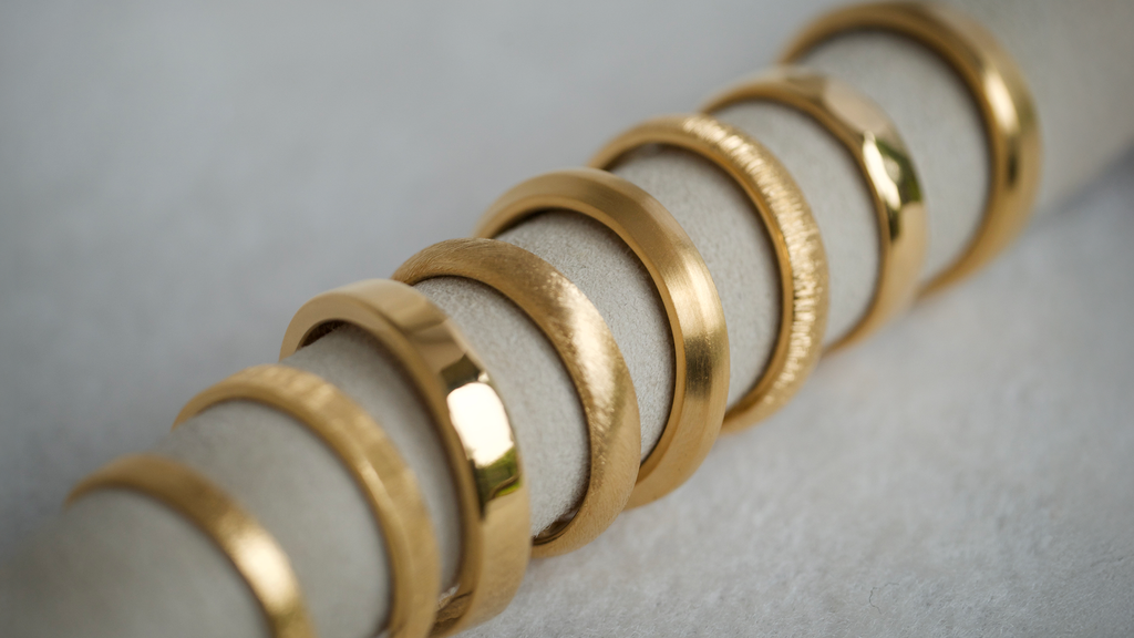 Subtle Wedding Ring Finishes
