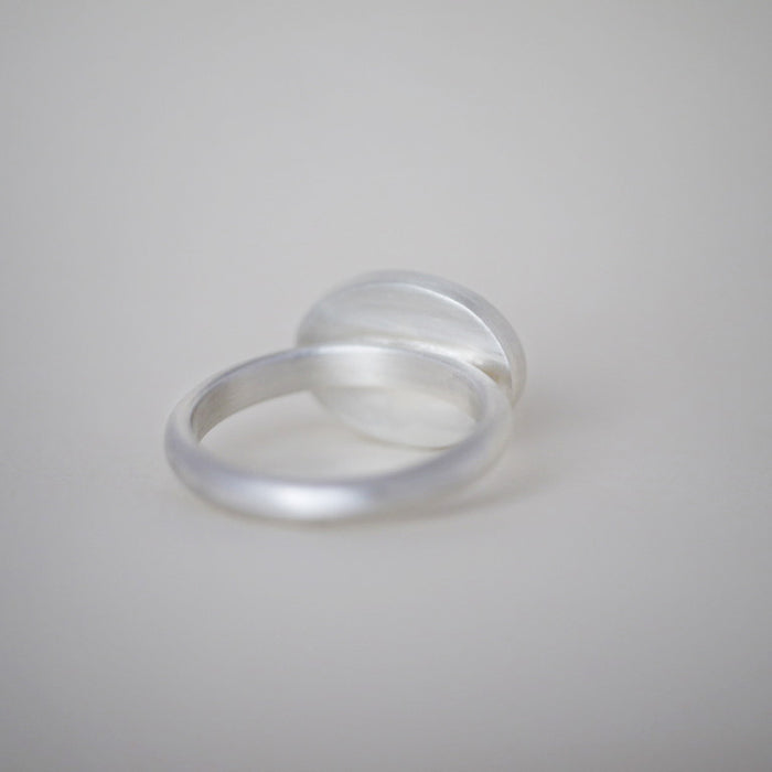 Dendritic Agate Ring, Brook | Size N