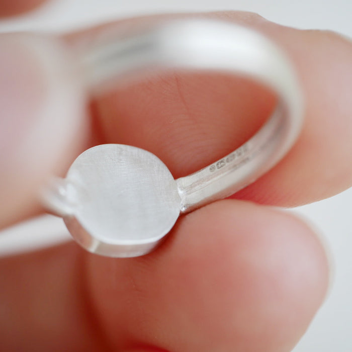 Rose Zircon Dual Ring | Size P 1/2
