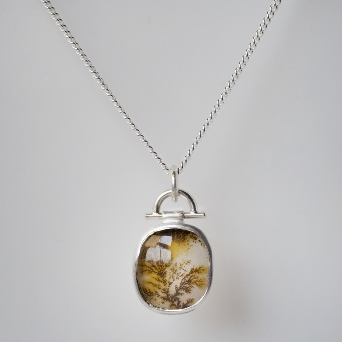 Dendritic Agate Handmade Pendant