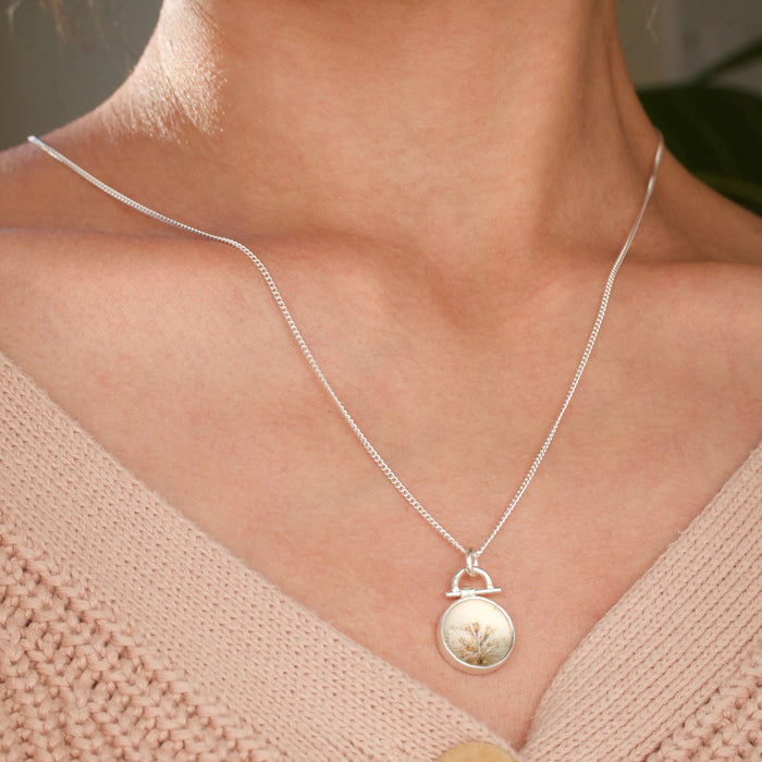 Dendritic Agate Pendant Necklace | Dandelion