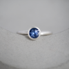 Blue Sapphire Goblet Ring