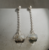 Dendritic Agate Heart Earrings