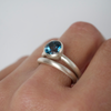 London Blue Topaz Sterling Silver Ring