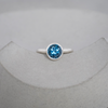 London Blue Topaz Sterling Silver Ring