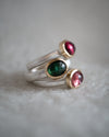 Tourmaline rings by Natalie Vernazza custom jewellery