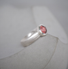 Rose Cut Garnet Court Ring